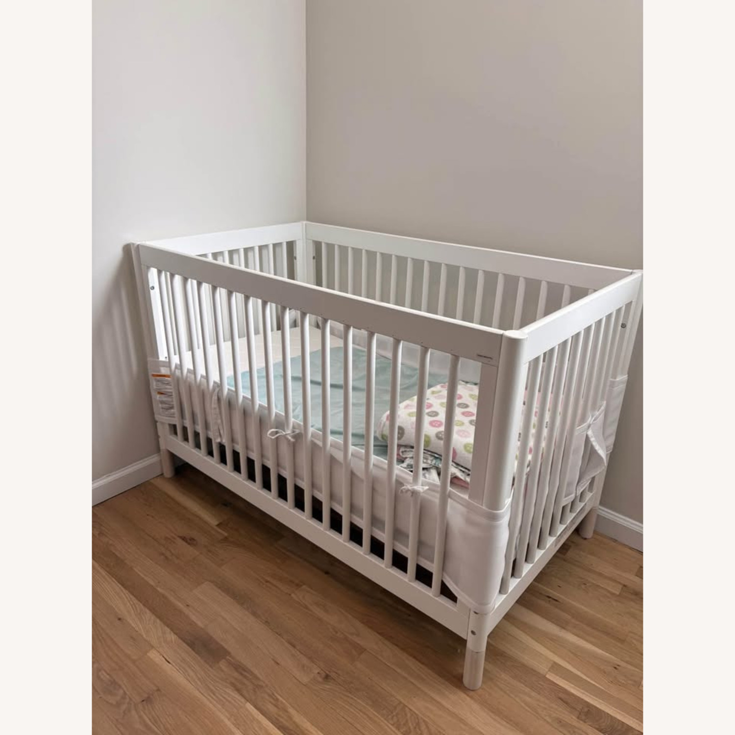 Crib for Nursery (White) - image-2