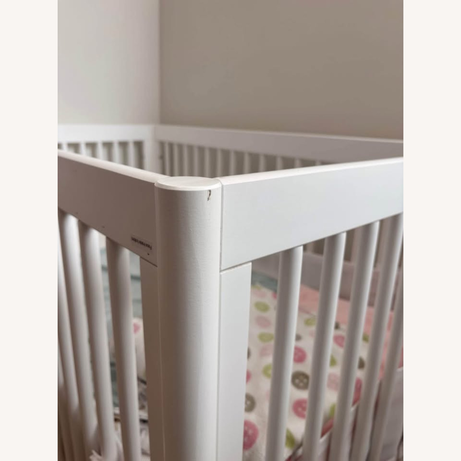 Crib for Nursery (White) - image-3