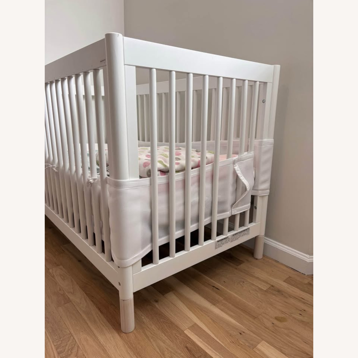 Crib for Nursery (White) - image-6
