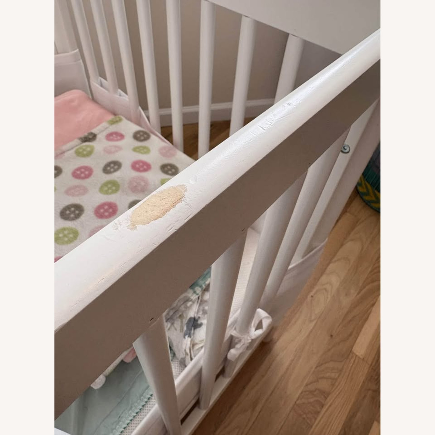 Crib for Nursery (White) - image-4