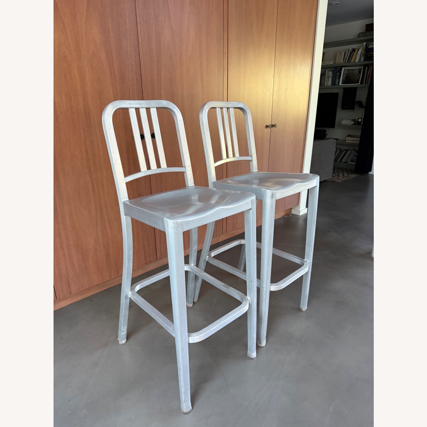 Vintage/Antique Silver Stools - image-2