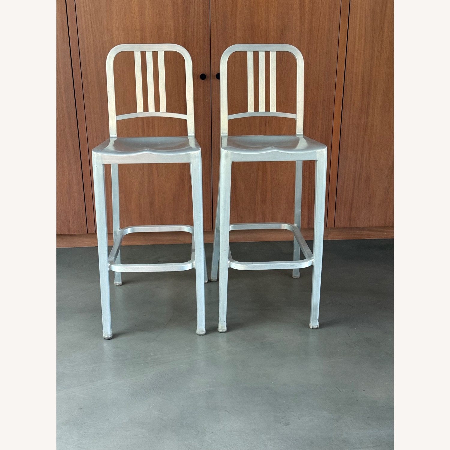 Vintage/Antique Silver Stools - image-1