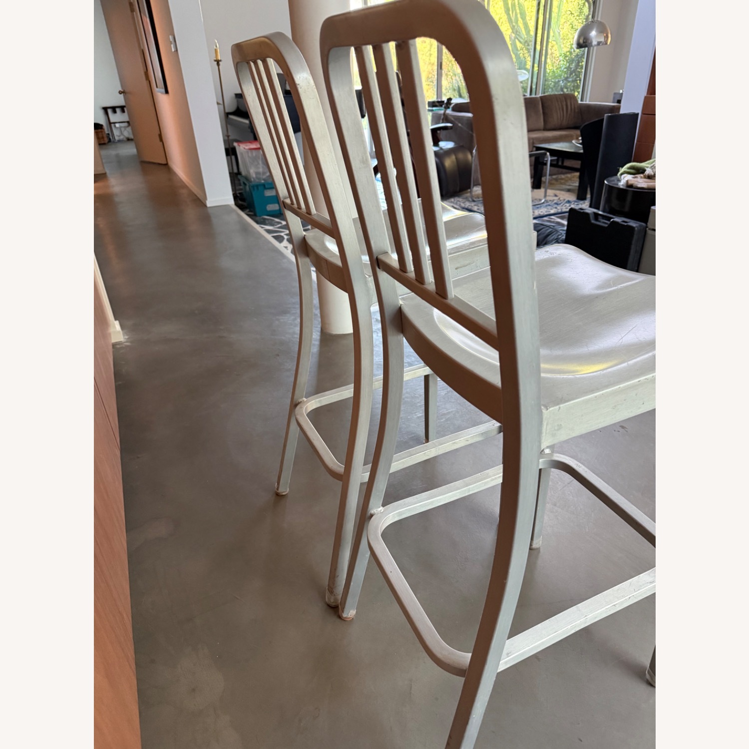 Vintage/Antique Silver Stools - image-3