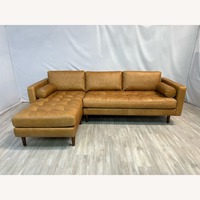 Poly and Bark Napa Sectional Sofa