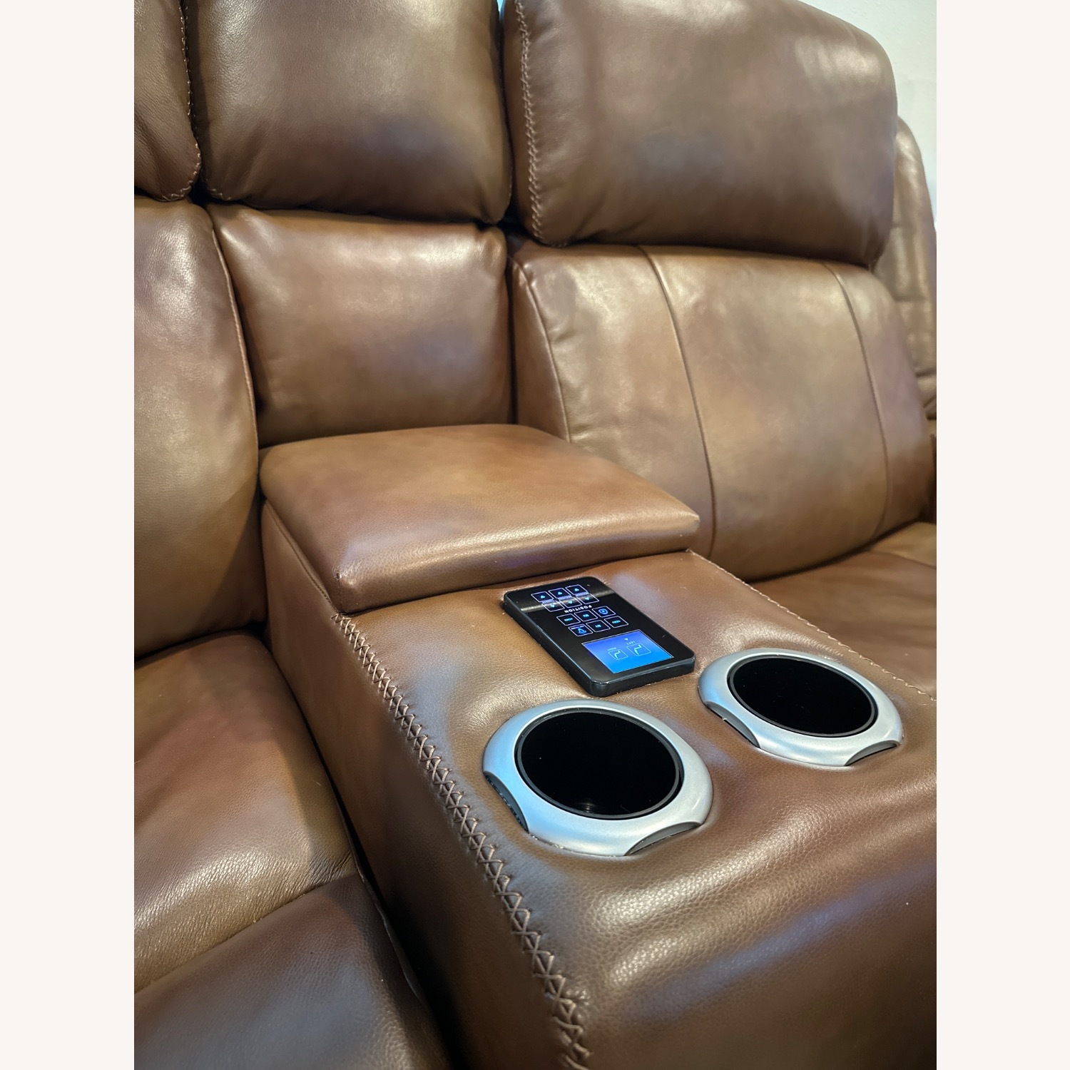 Haverty’s Aviator Light Brown Aviator 5-PC Sectional - image-5