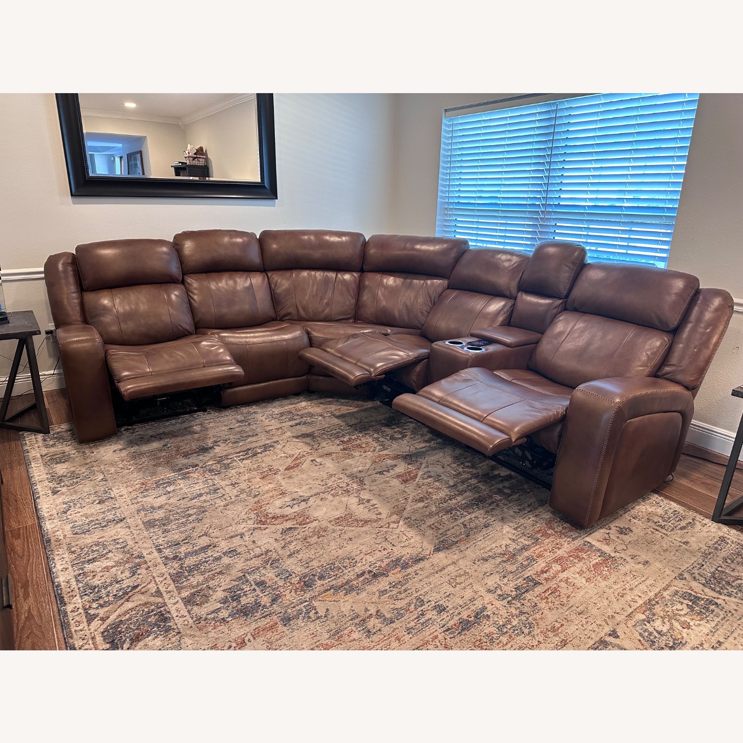 Haverty’s Aviator Light Brown Aviator 5-PC Sectional - image-2