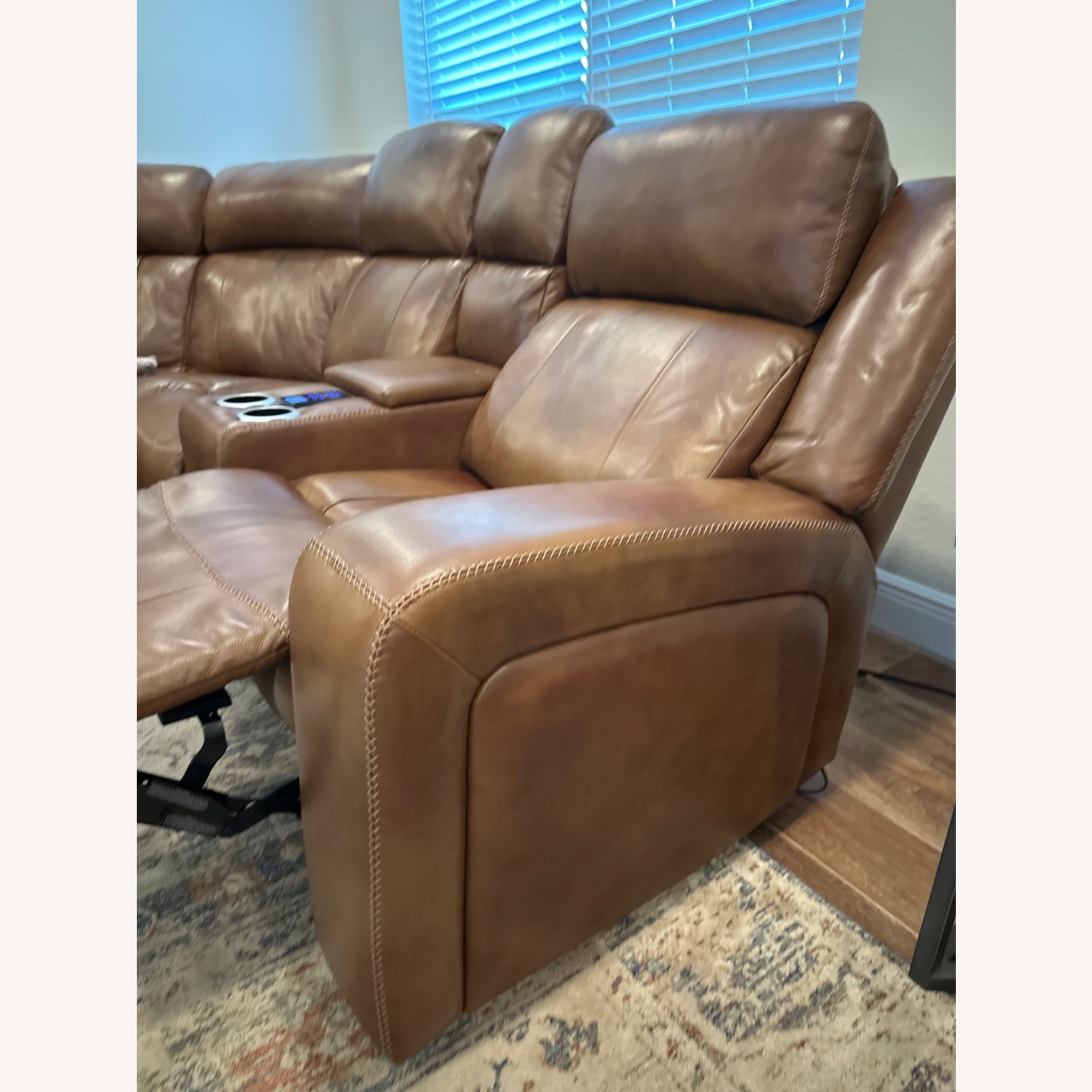 Haverty’s Aviator Light Brown Aviator 5-PC Sectional - image-3