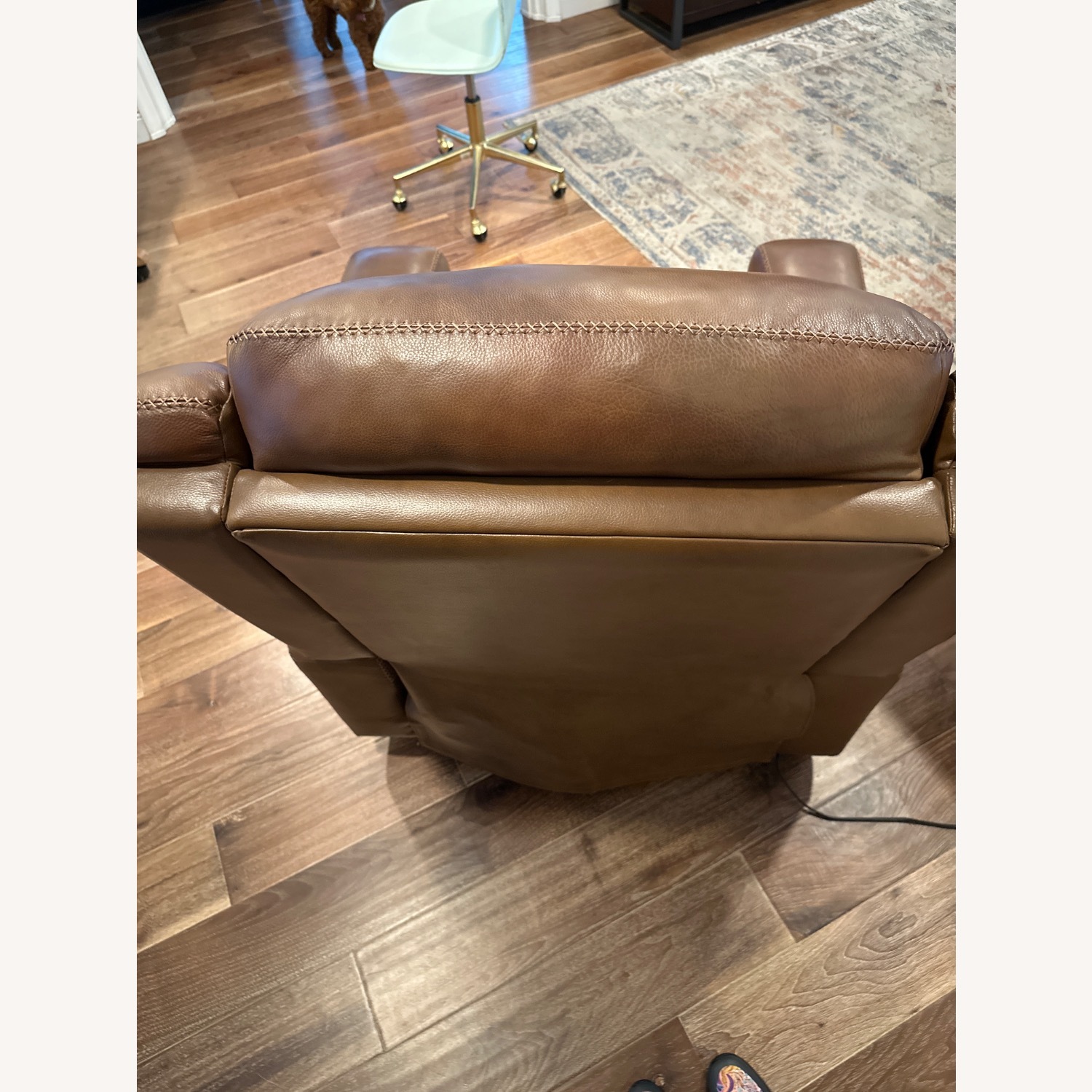 Haverty’s Light Aviator Light Brown Recliner - image-3