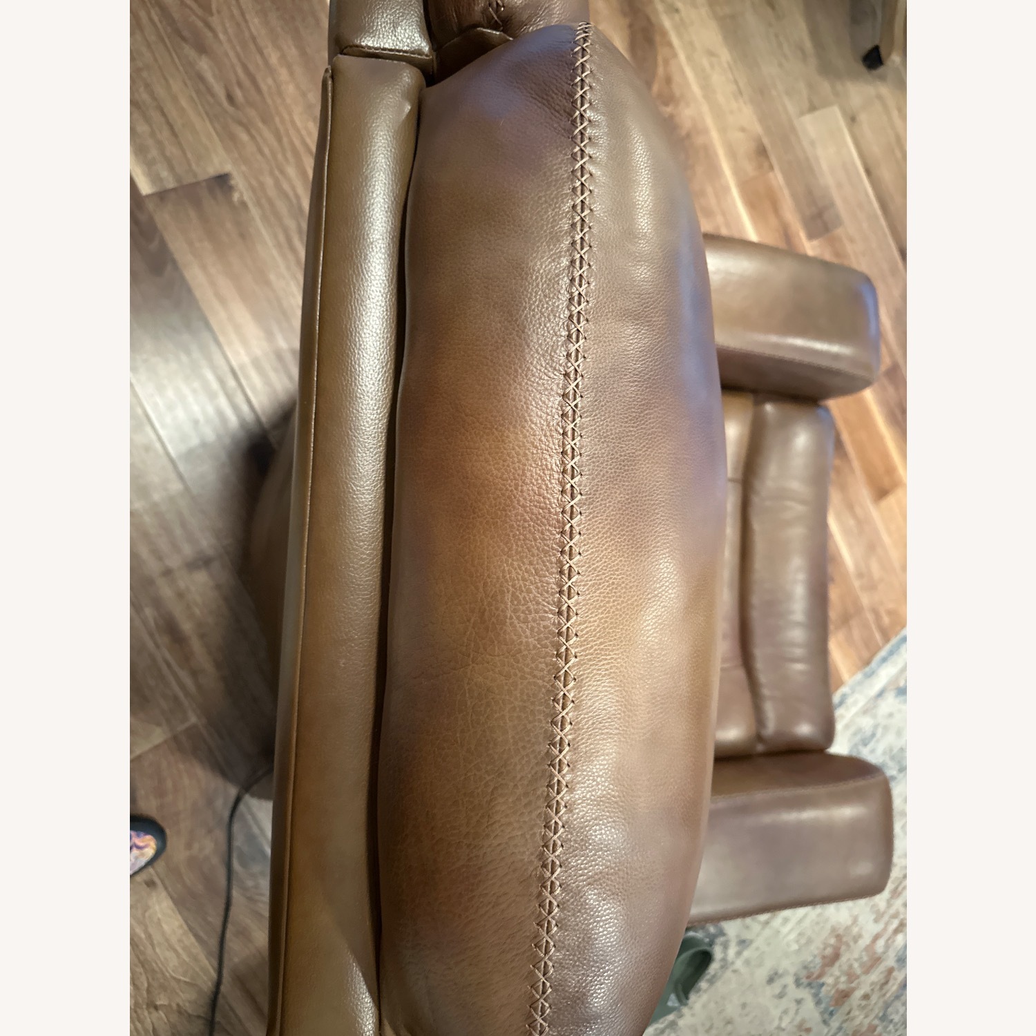 Haverty’s Light Aviator Light Brown Recliner - image-4