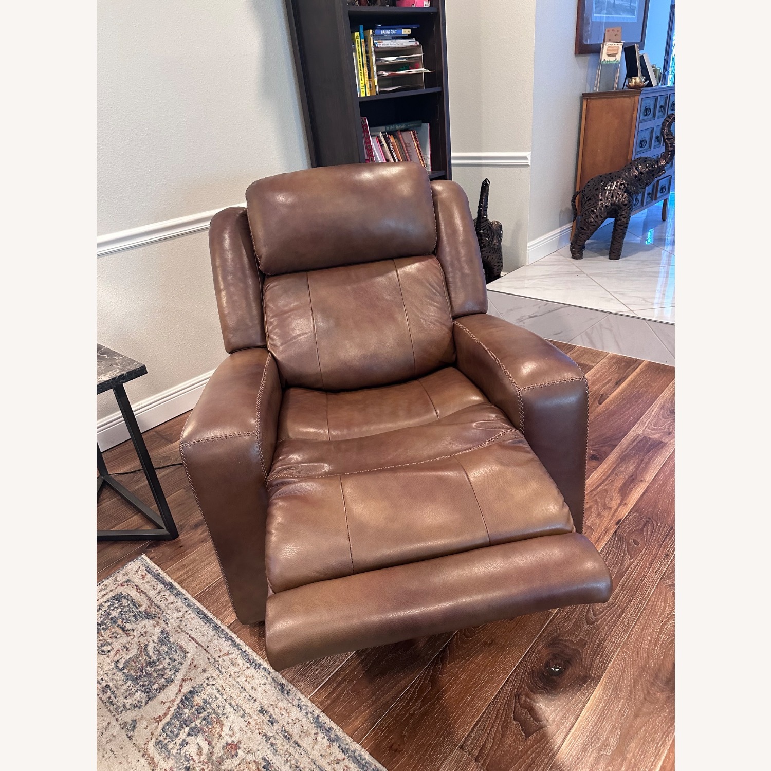 Haverty’s Light Aviator Light Brown Recliner - image-1