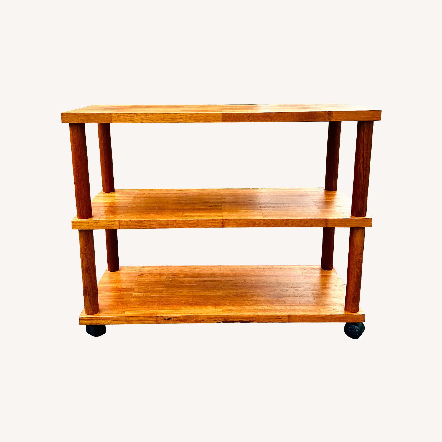 Unit of Teakwood Shelves - image-0
