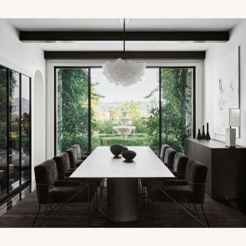 Used Oversized Dining Table Seats 10–12 for sale on AptDeco