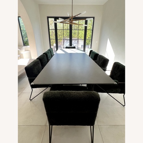 Used Oversized Dining Table Seats 10–12 for sale on AptDeco