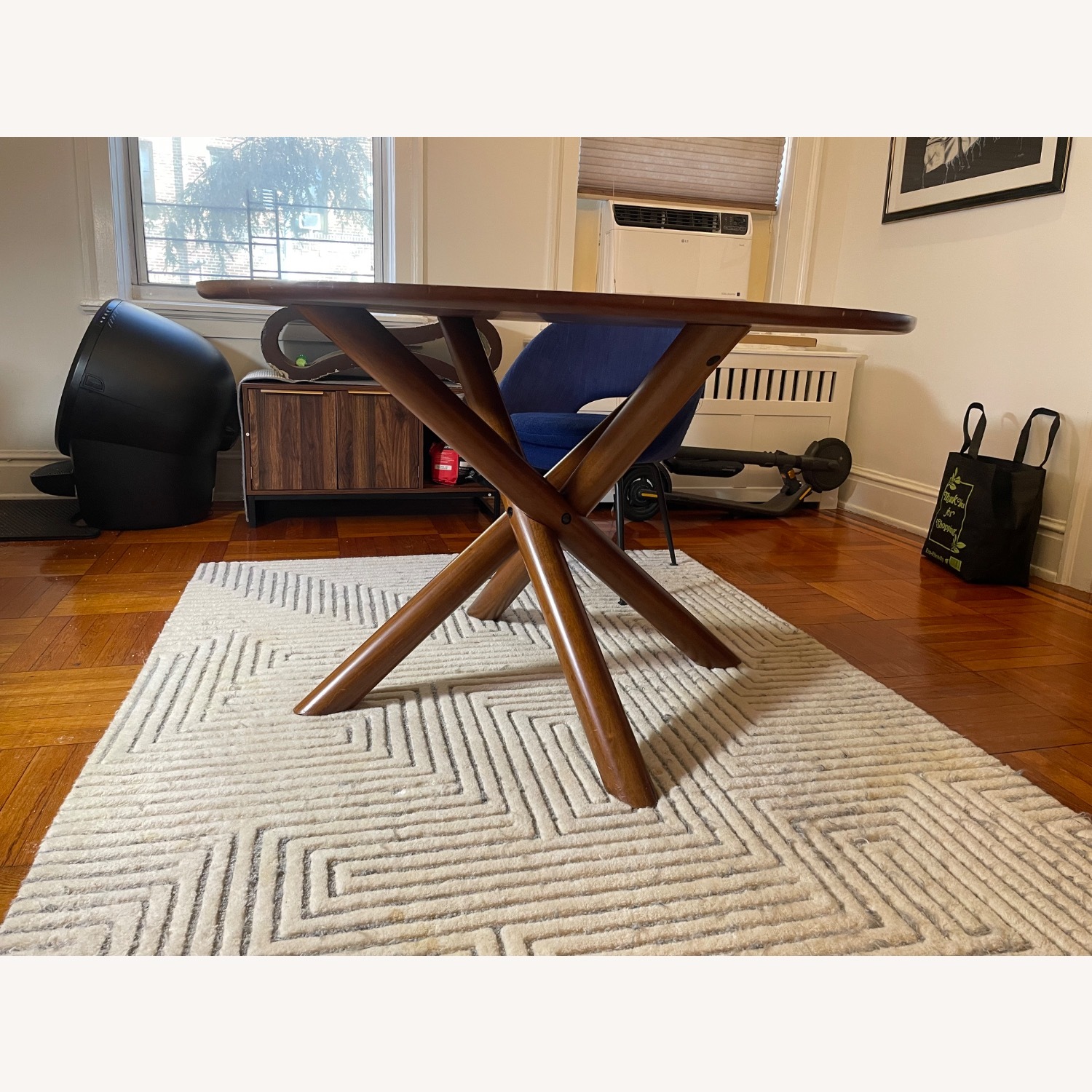 West Elm Dark Brown Jax Round Dining Table - image-2