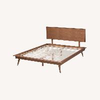 Karine MCM Walnut Queen Bed