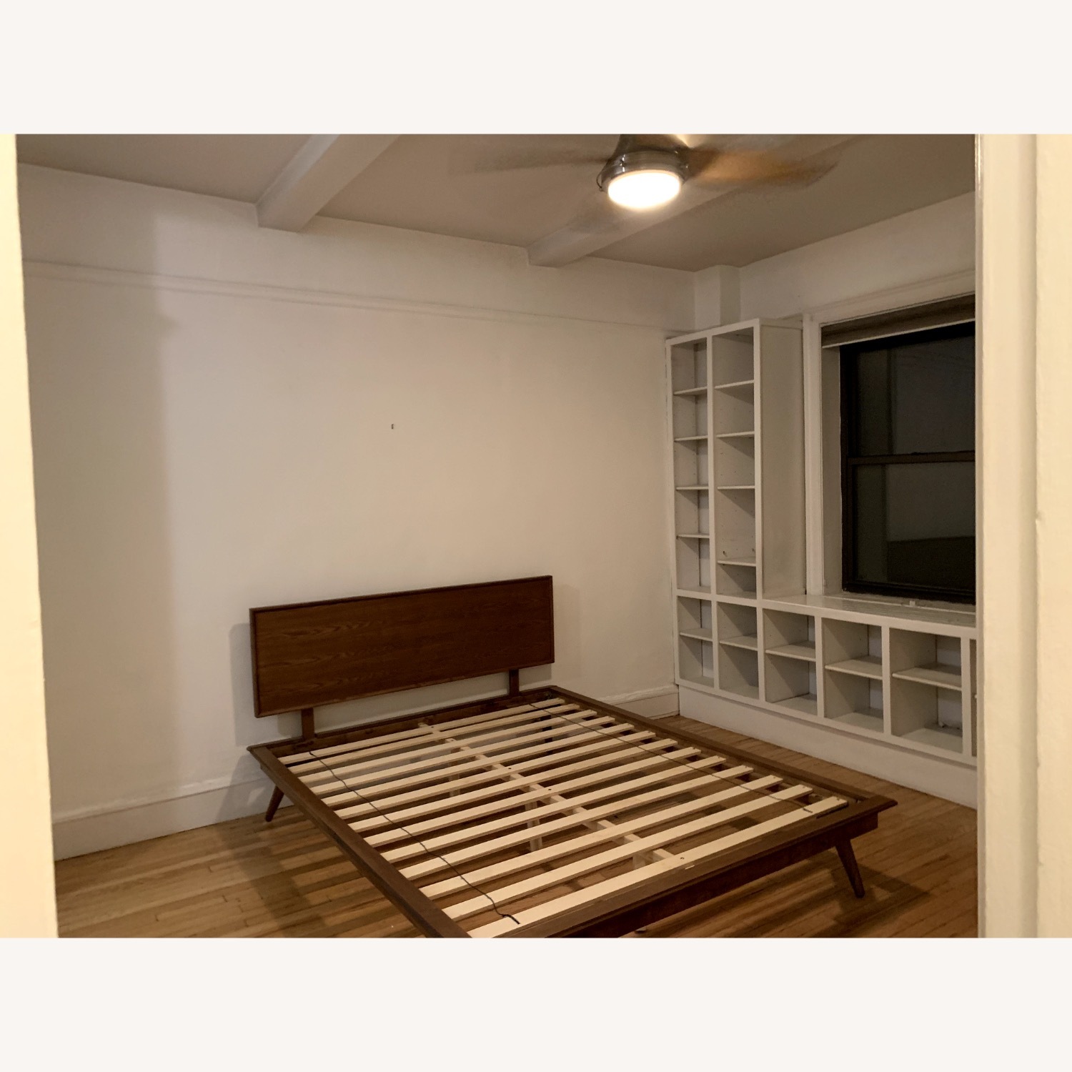 Karine MCM Walnut Queen Bed - image-1