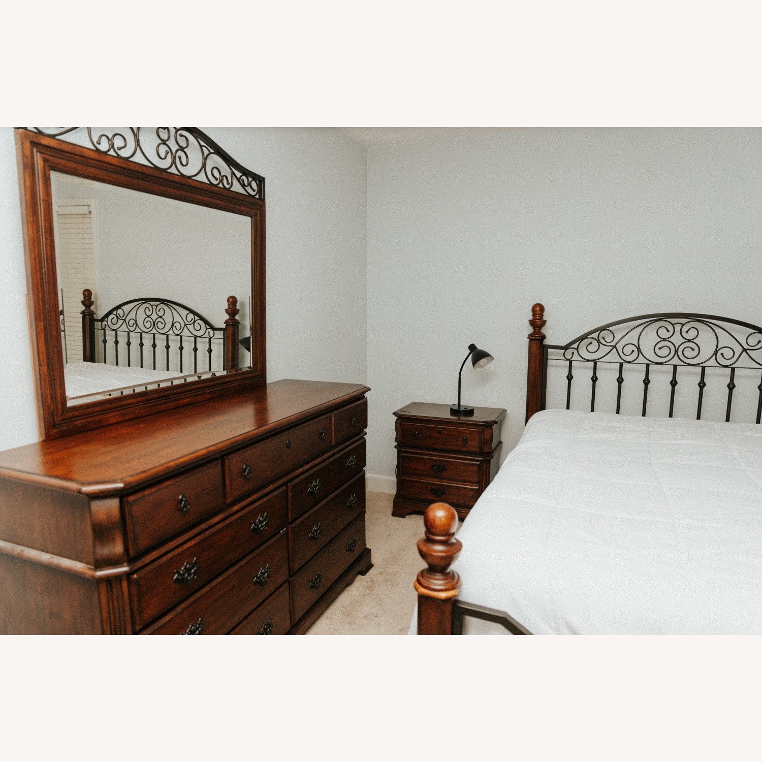 Vintage/Antique Finds Dark Brown Wood Dresser - image-2