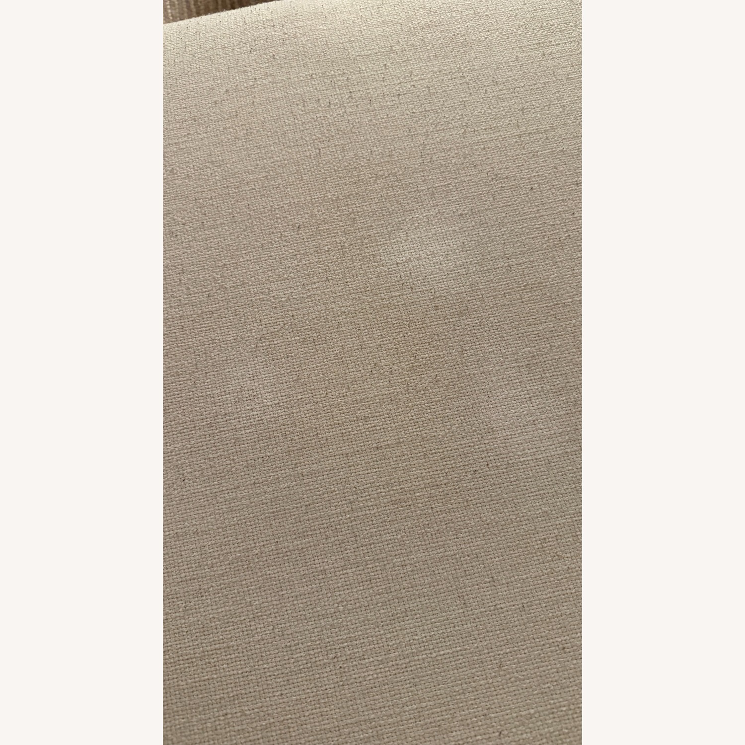 CB2 Deseo 61" Armless Loveseat, Snow (Natural) - image-4