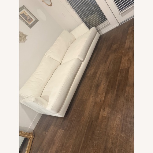 Used West Elm White Loveseat for sale on AptDeco