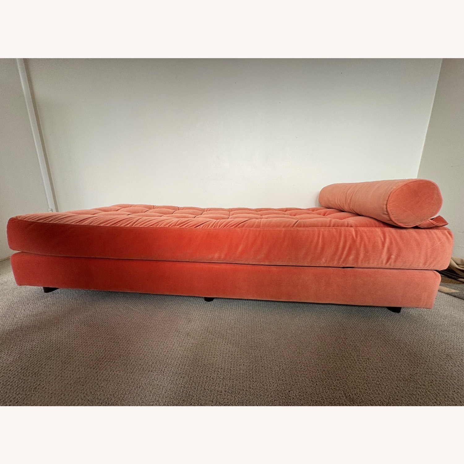 Joybird Briar Daybed Pink Velvet Chaise Lounge - image-1