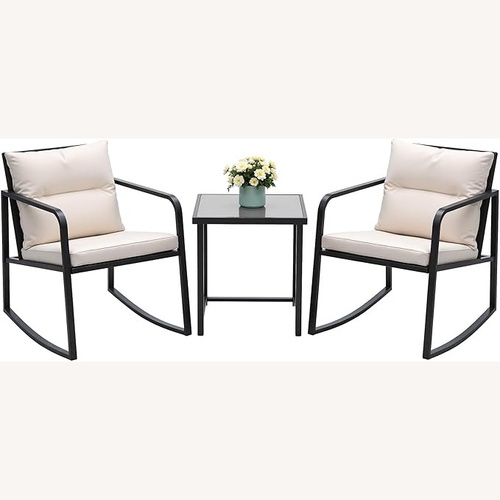 Used Devoko White Patio Furniture for sale on AptDeco