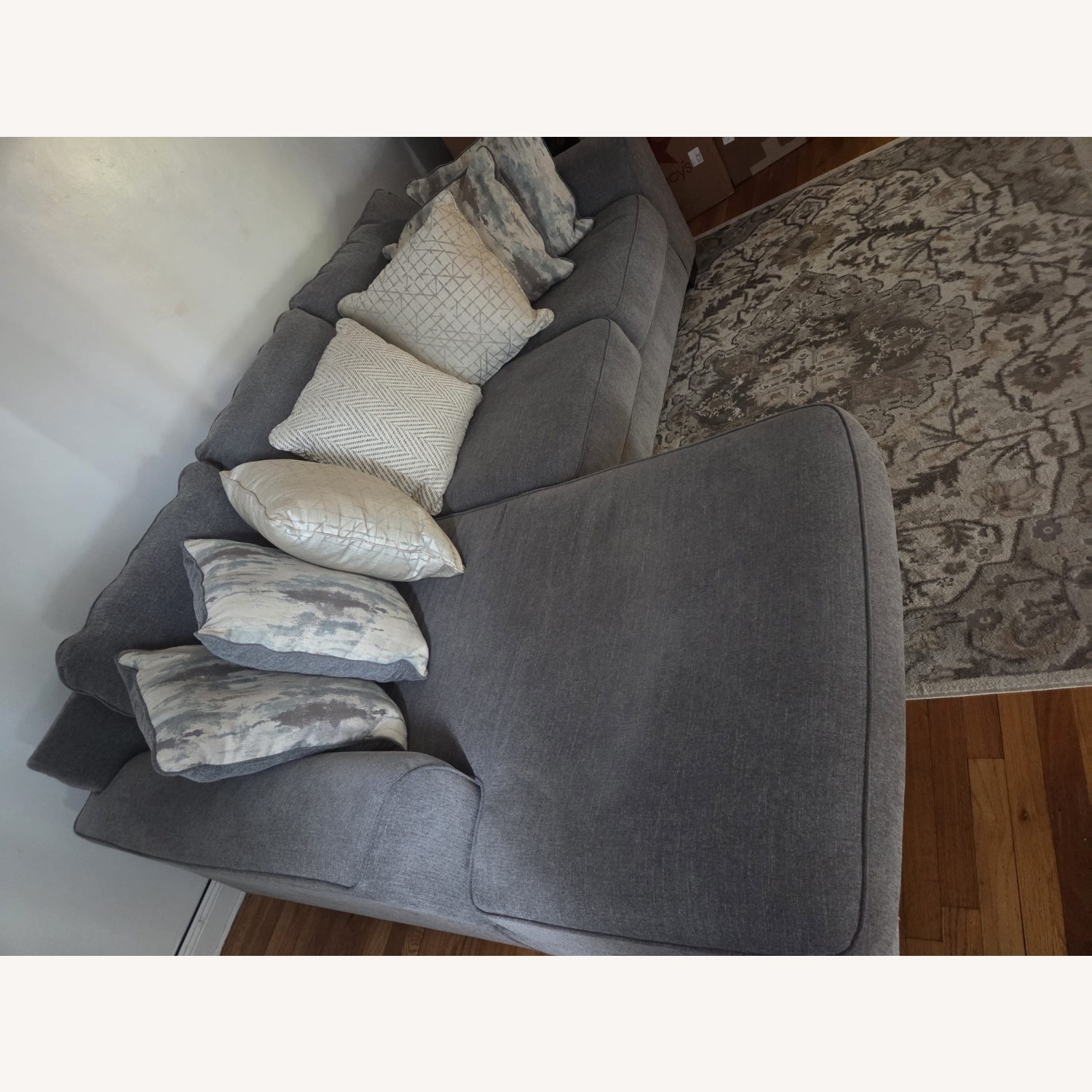 Ashley Furniture Castano Dark Gray 2 Piece Sectional - image-9