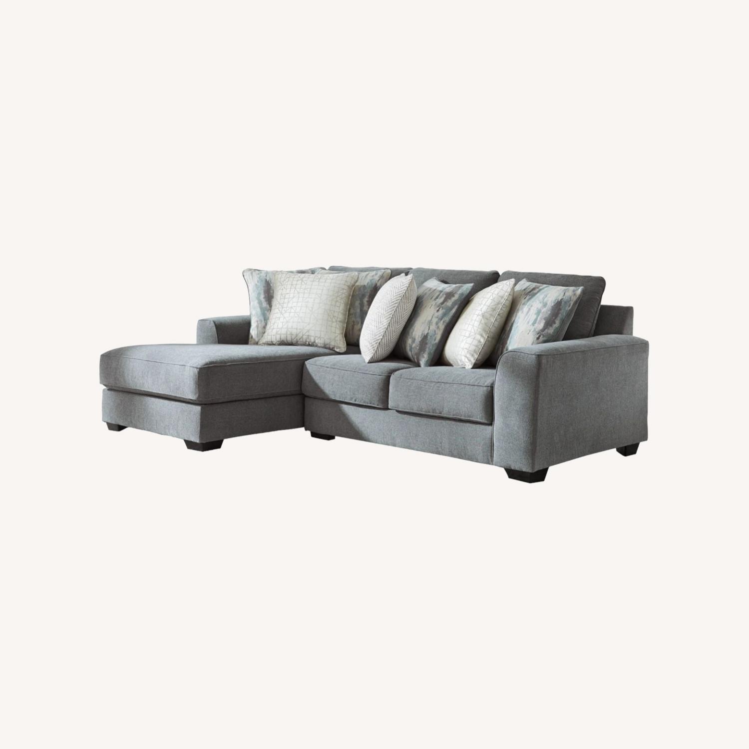 Ashley Furniture Castano Dark Gray 2 Piece Sectional - image-0