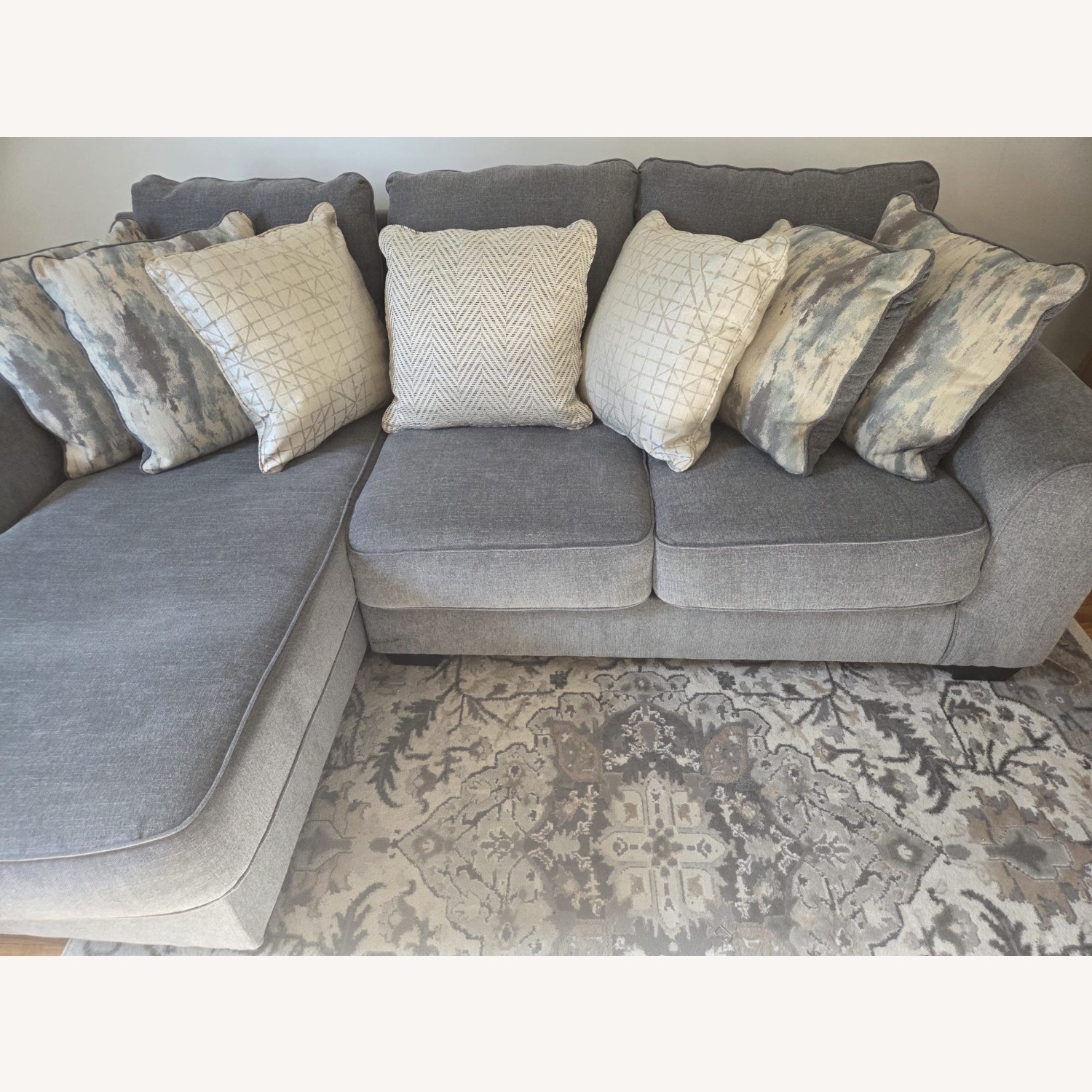 Ashley Furniture Castano Dark Gray 2 Piece Sectional - image-1