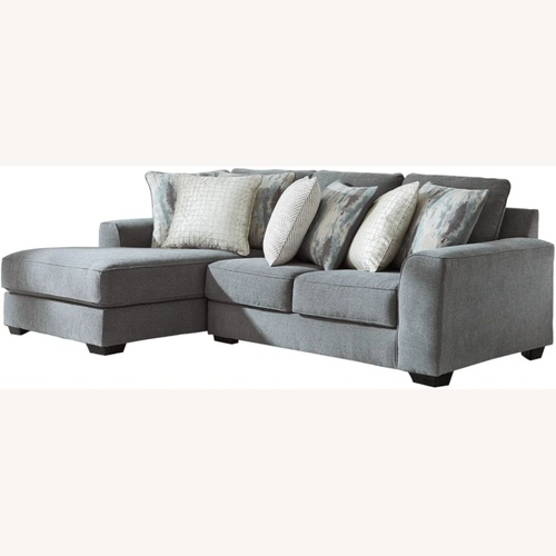 Used Ashley Furniture Castano Dark Gray 2 Piece Sectional for sale on AptDeco