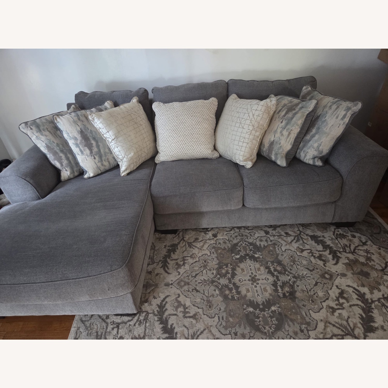 Ashley Furniture Castano Dark Gray 2 Piece Sectional - image-6