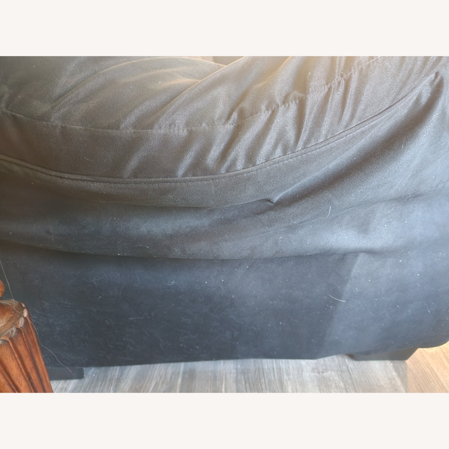 Ashley Furniture Darcy Black 3+ Seater Chaise Sofa - image-2