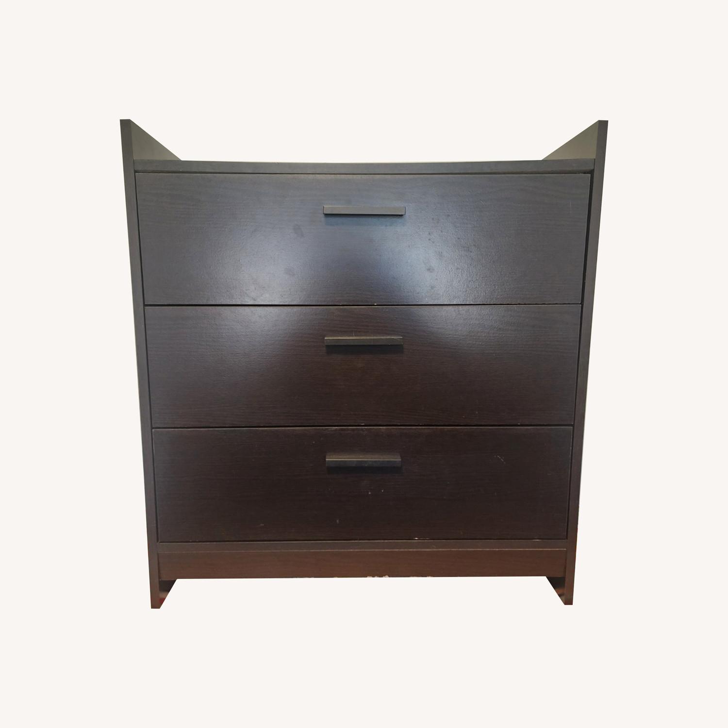 Wayfair Dark Brown Wood Veneer Dresser - image-0