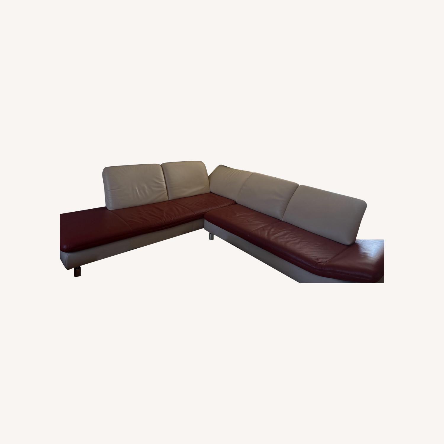 Koinor Leather 2 Piece Sectional - image-0