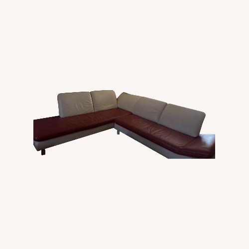 Used Koinor Leather 2 Piece Sectional for sale on AptDeco