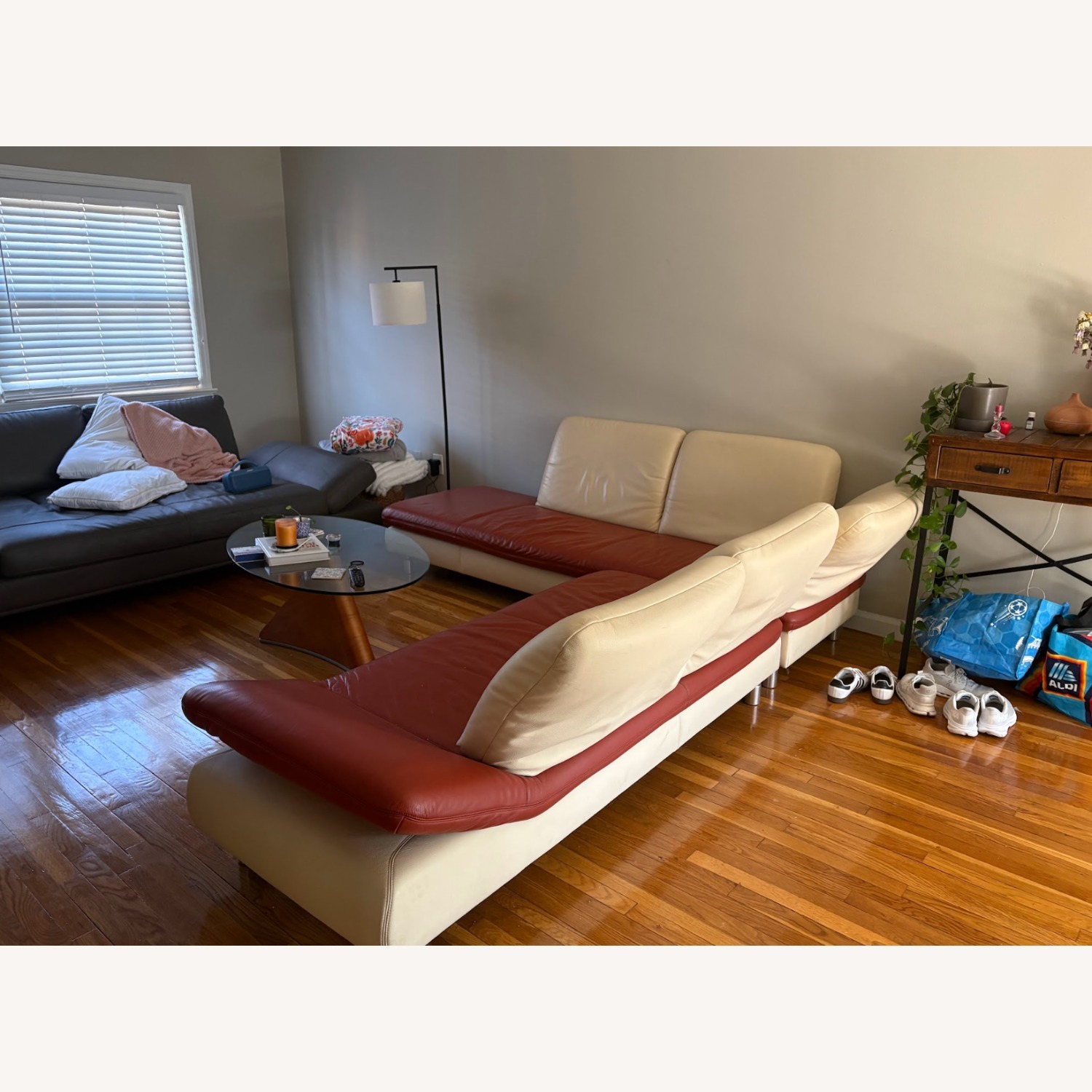 Koinor Leather 2 Piece Sectional - image-3