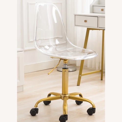 Used Amazon Transparent Plastic Office Chair for sale on AptDeco