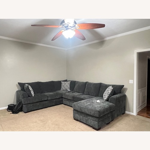 Used Levin Furniture Light Gray 3+ Piece Sectional for sale on AptDeco