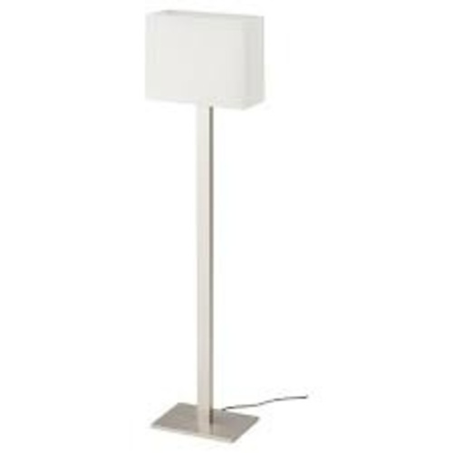 Used IKEA Silver Metal Floor Lamp for sale on AptDeco