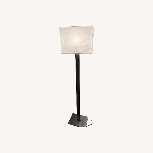 Used IKEA Silver Metal Floor Lamp for sale on AptDeco