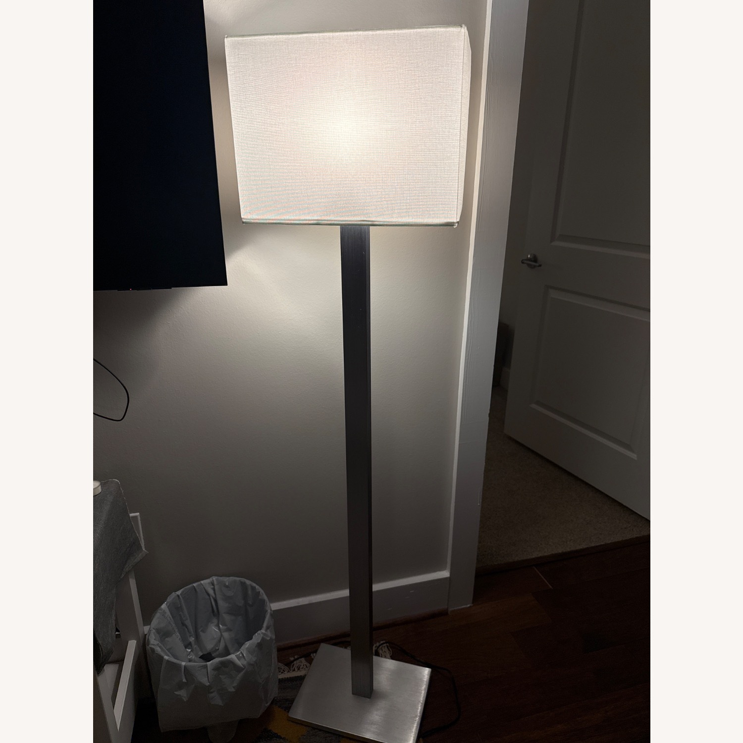 IKEA Silver Metal Floor Lamp - image-1