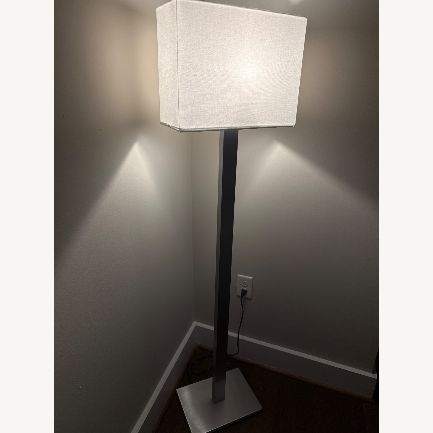 IKEA Silver Metal Floor Lamp - image-3