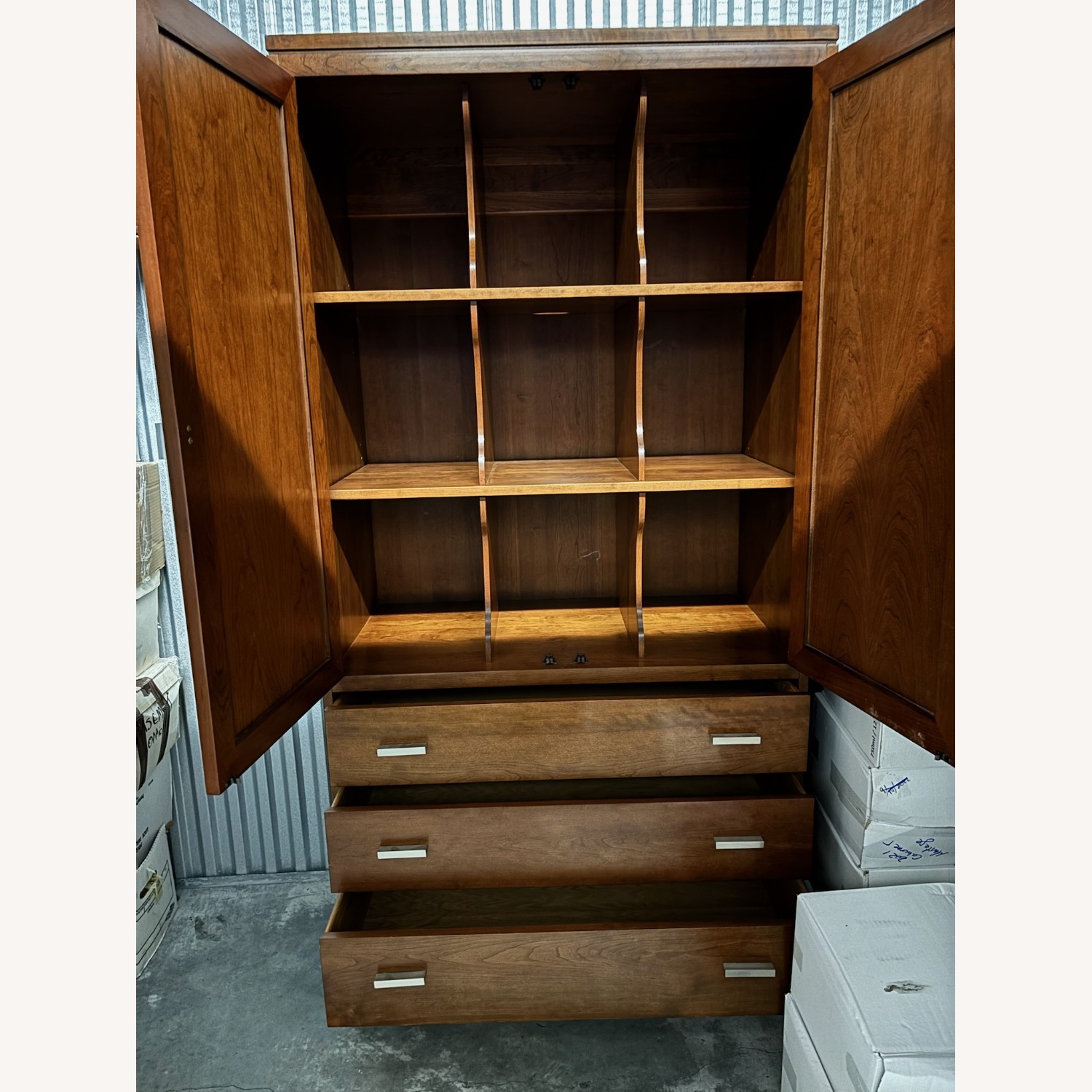 Stickley Metropolitan Door Chest (Cherry) - image-2