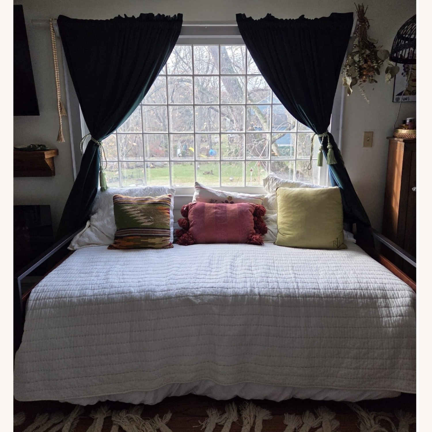 Modern Wood + Metal Twin Daybed / Sofa Bed - image-6