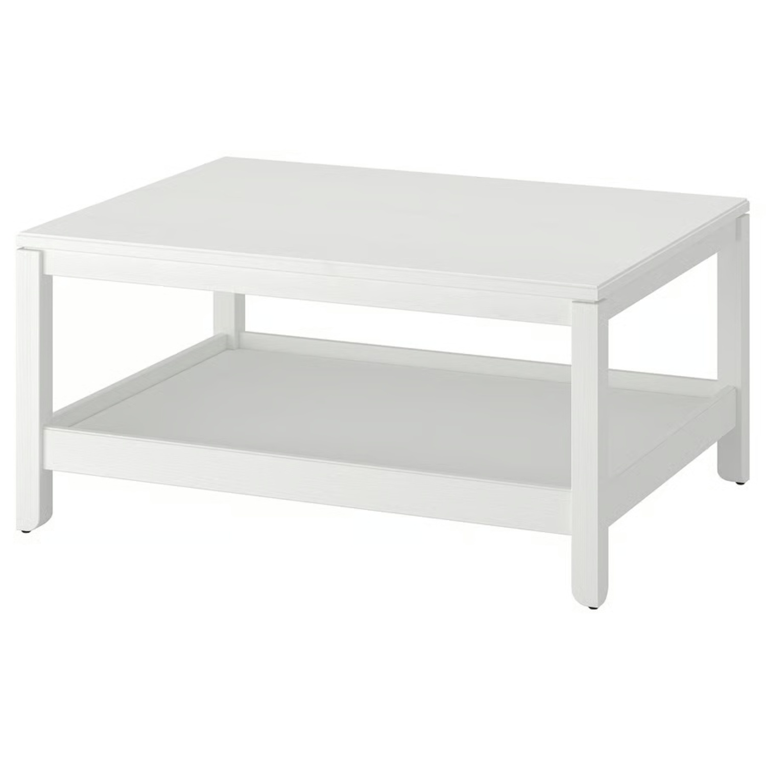 IKEA White Wood Coffee Table - image-5