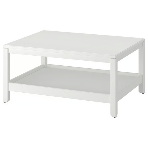 Used IKEA White Wood Coffee Table for sale on AptDeco