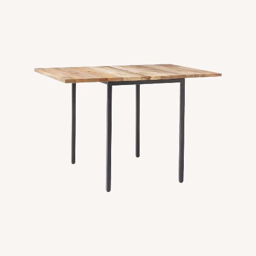 Used West Elm Box Frame Drop Leaf Extendable Table 24"–48" for sale on AptDeco