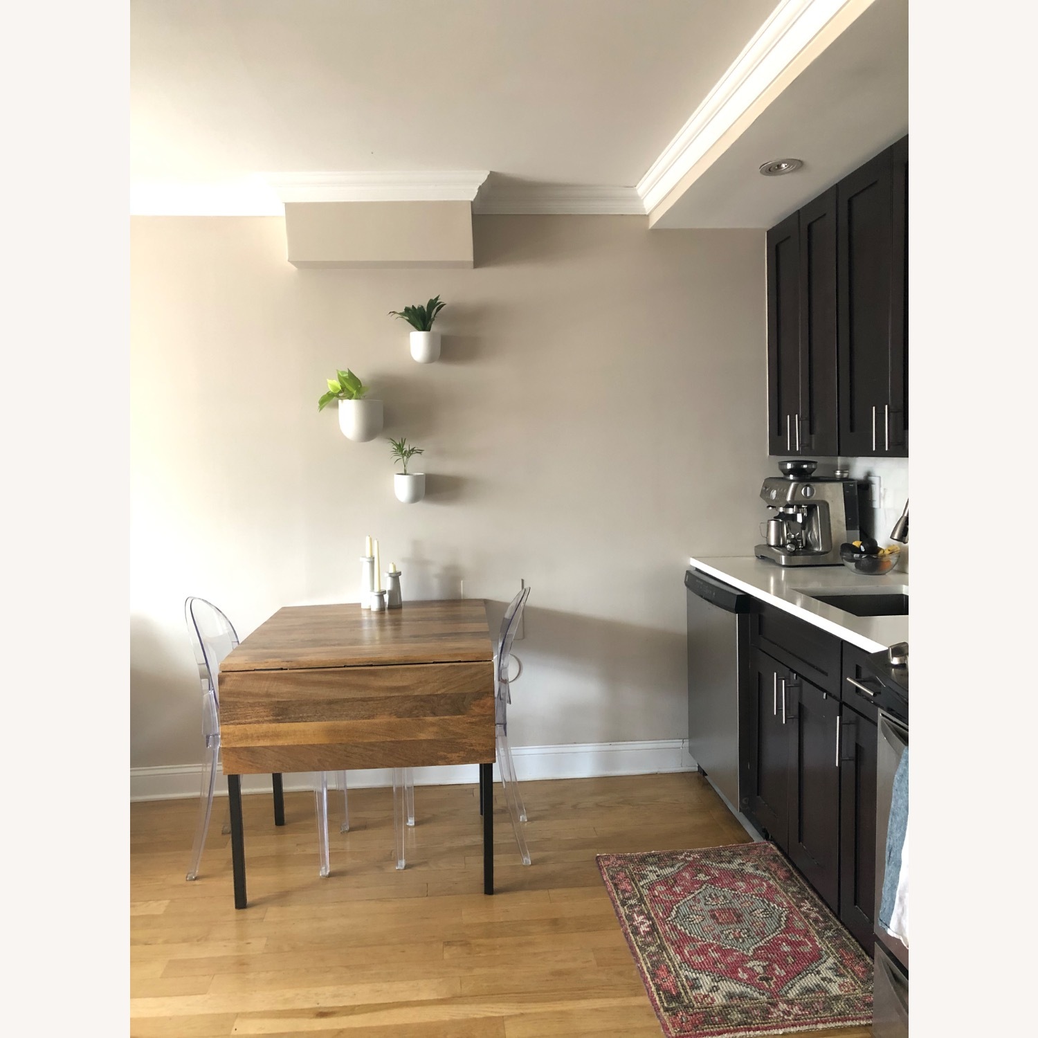 West Elm Box Frame Drop Leaf Extendable Table 24"–48" - image-7