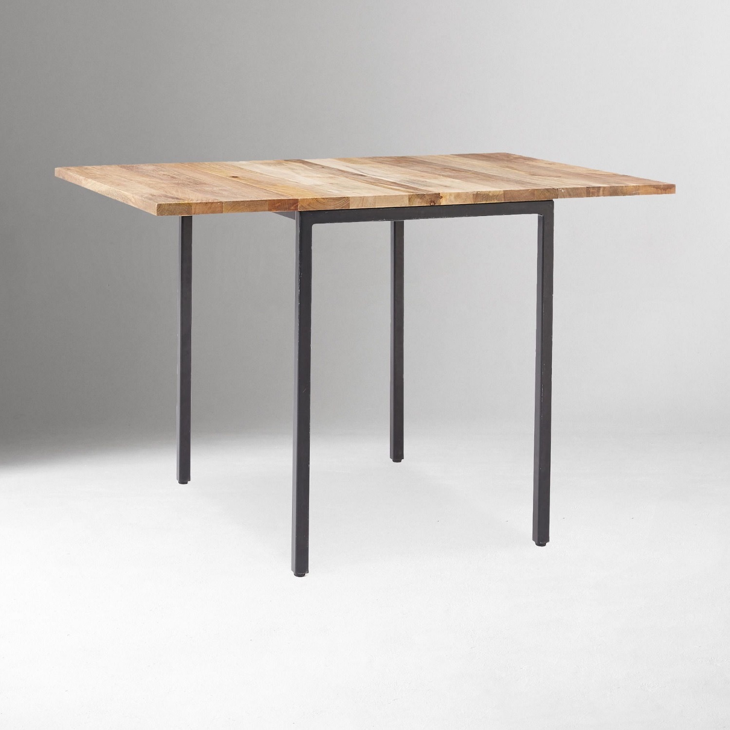 West Elm Box Frame Drop Leaf Extendable Table 24"–48" - image-3