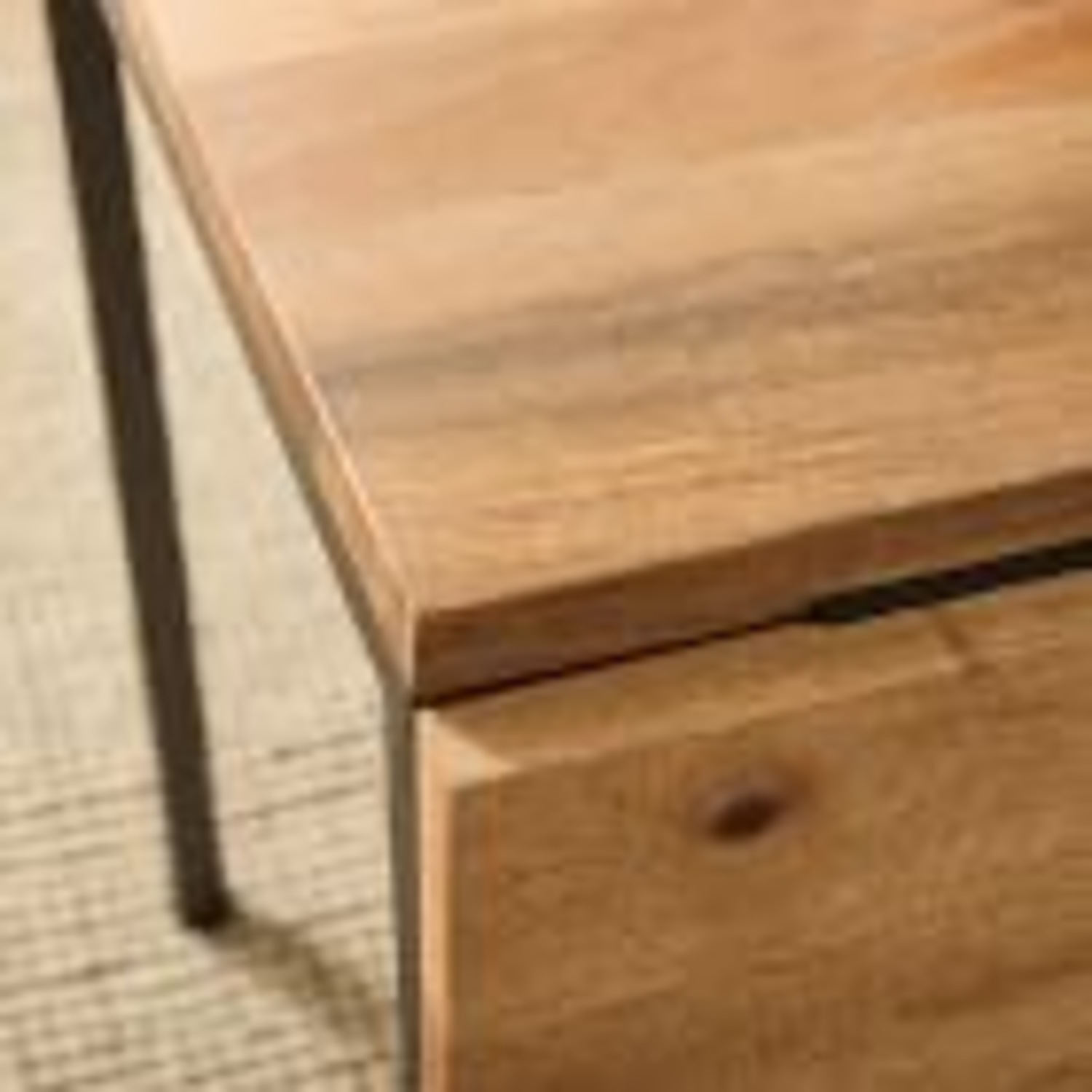 West Elm Box Frame Drop Leaf Extendable Table 24"–48" - image-2