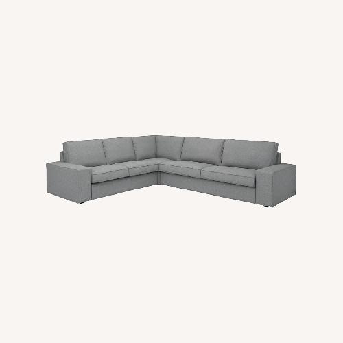 Used IKEA Light Gray 3+ Piece Sectional for sale on AptDeco